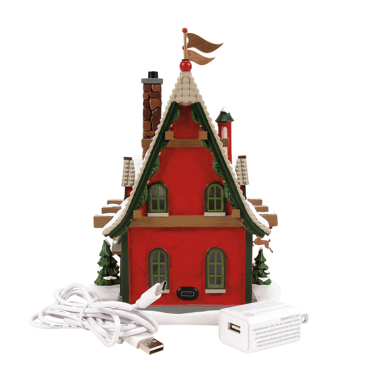 50th Reindeer Acres Stable | Department 56