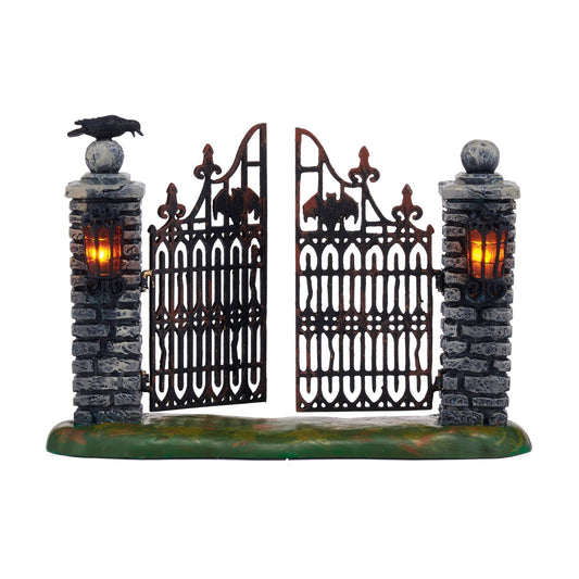 Spooky Wrought Iron Gate | Department 56