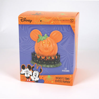 Mickey's Town Center Pumpkin | Department 56