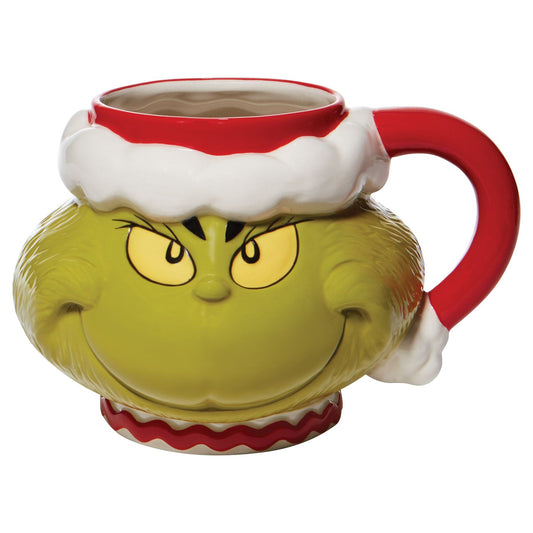 Santa Grinch Sculpted Mug | Department 56