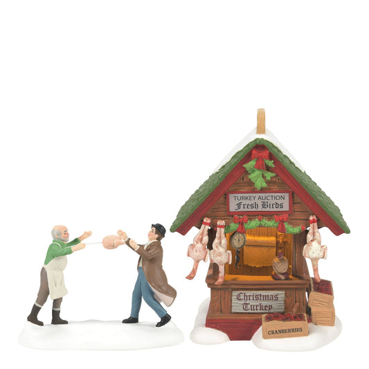Dressed Turkey Auction S/2 | Department 56