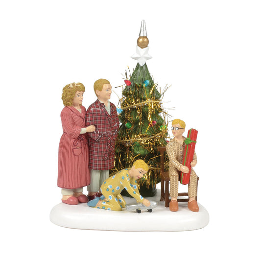 The Family Opens Their Gifts | Department 56