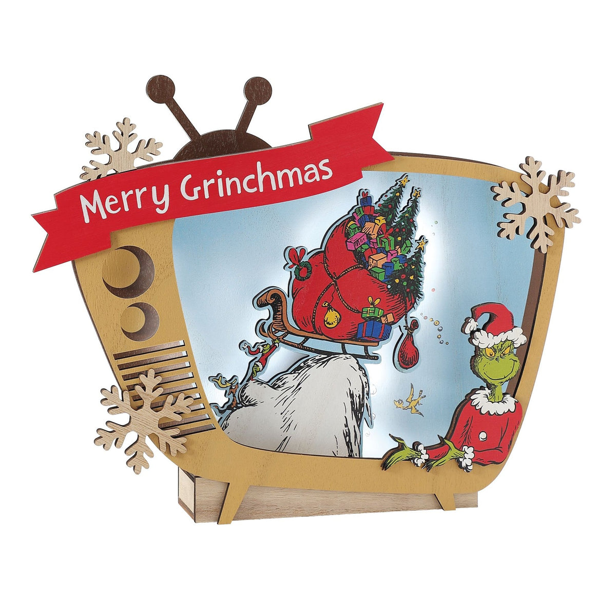 Grinch TV Table Decor | Department 56