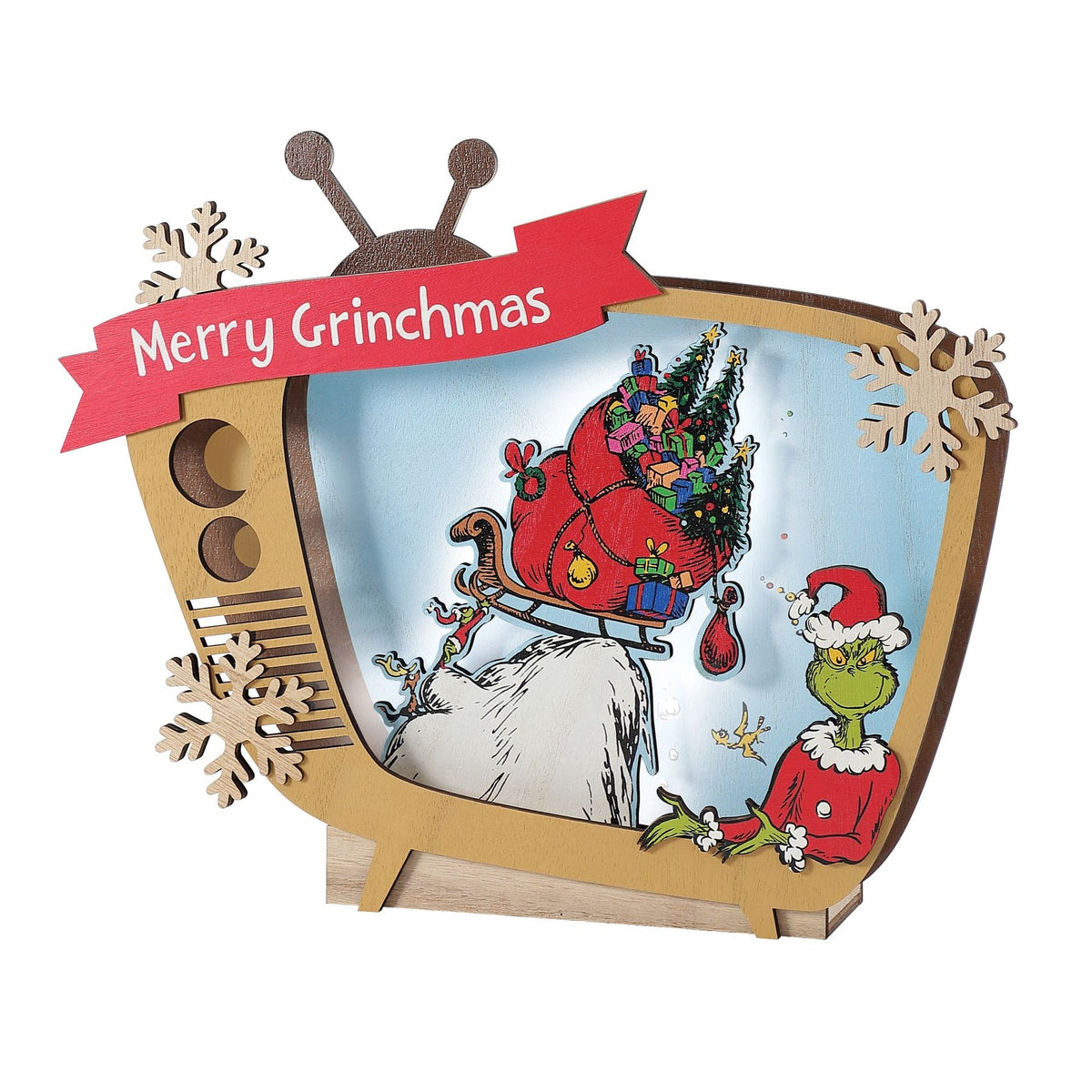 Grinch TV Table Decor | Department 56