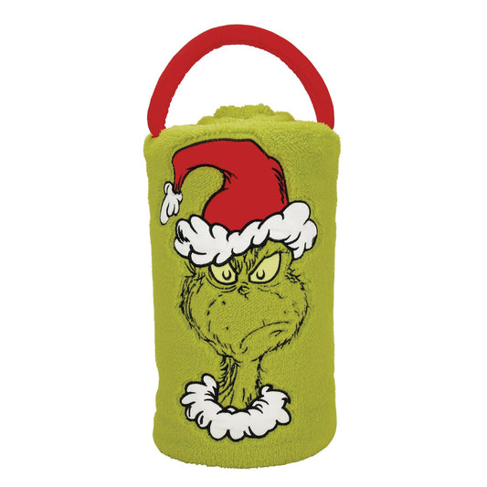 Angry Santa Grinch SnowThrow | Department 56