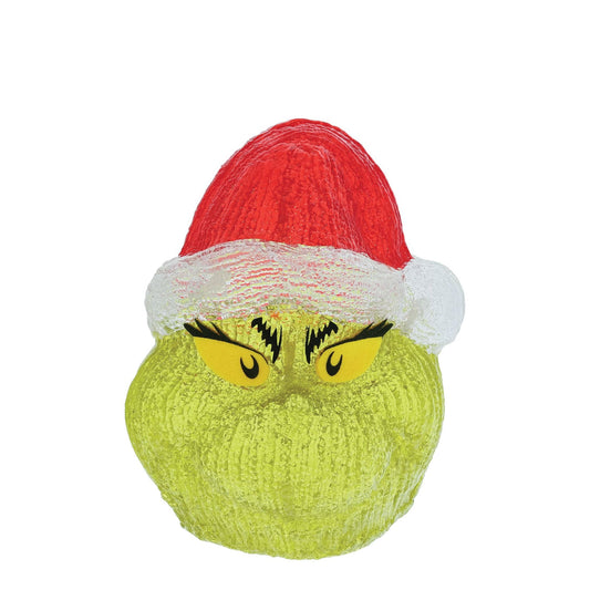 Grinch Head 8" Lit Fig | Department 56