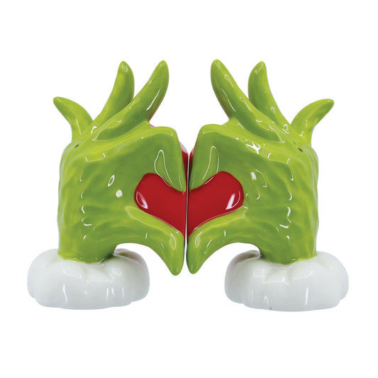 Grinch Heart Hands S&P Set | Department 56