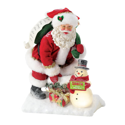 Santa Stops Here | Department 56
