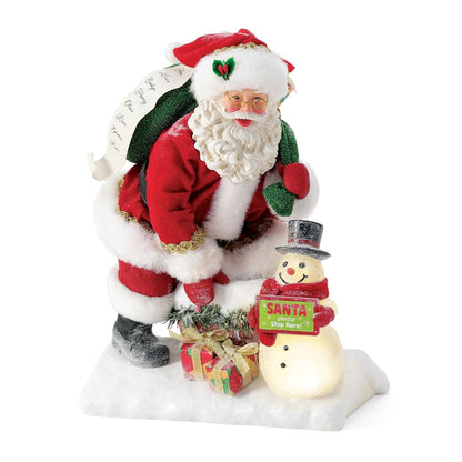 Santa Stops Here | Department 56