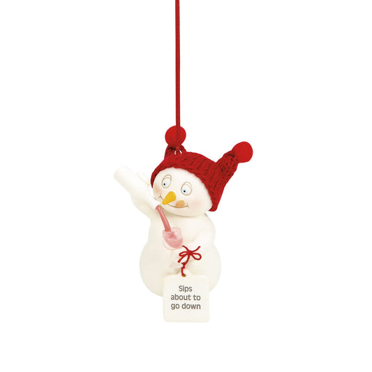 Sips About to Go Down ornament | Department 56