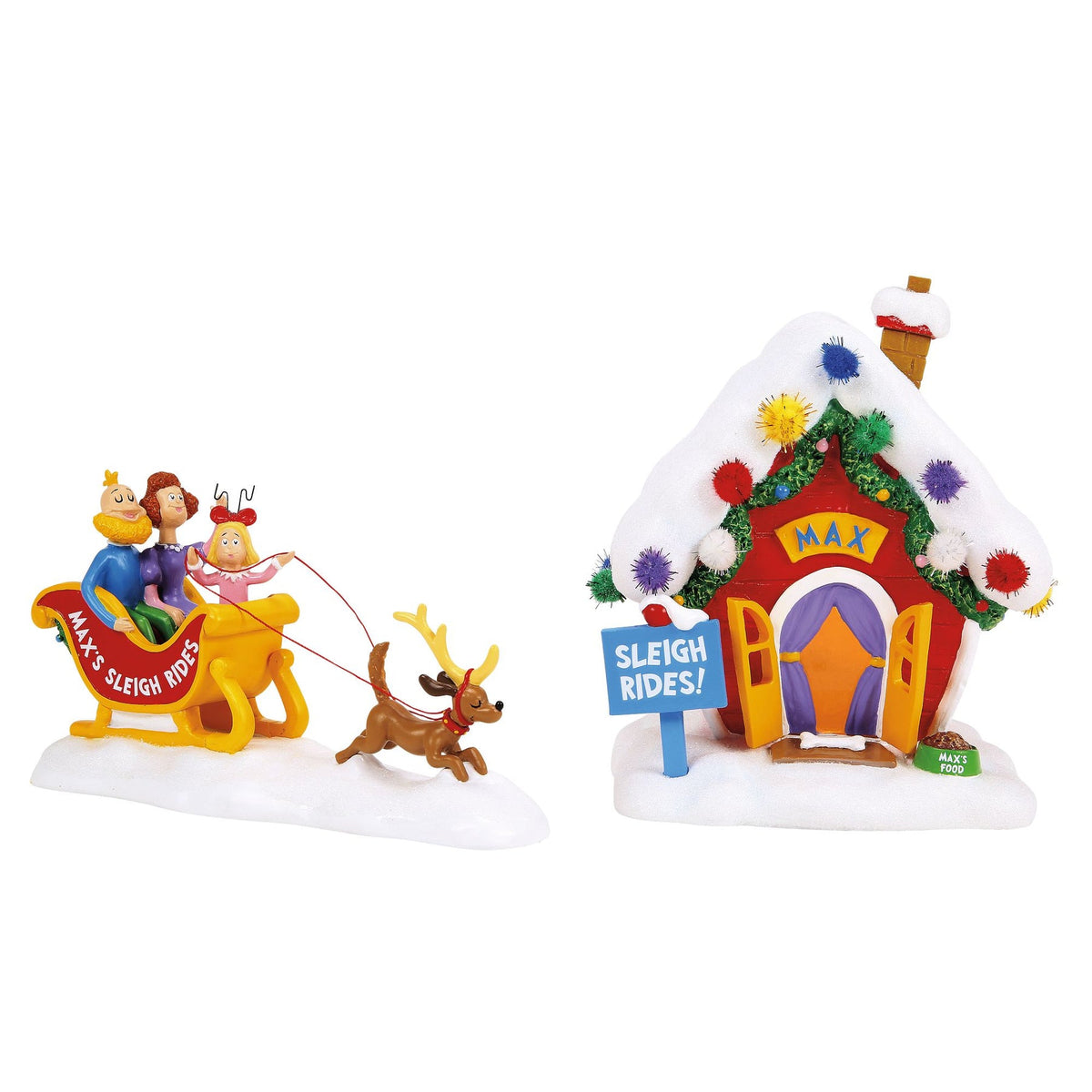 Max's Sleigh Rides S/2 | Department 56