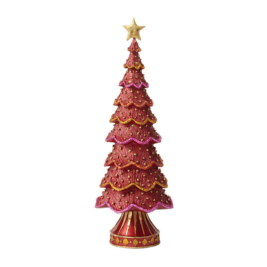 Star on Top Conetree Cherry | Department 56