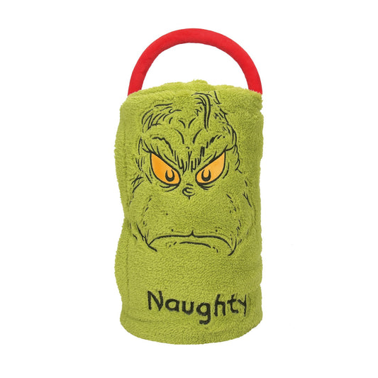 Naughty Nice Grinch SnowThrow | Department 56